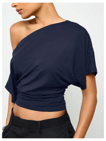 Women's Off The Shoulder Crop Top