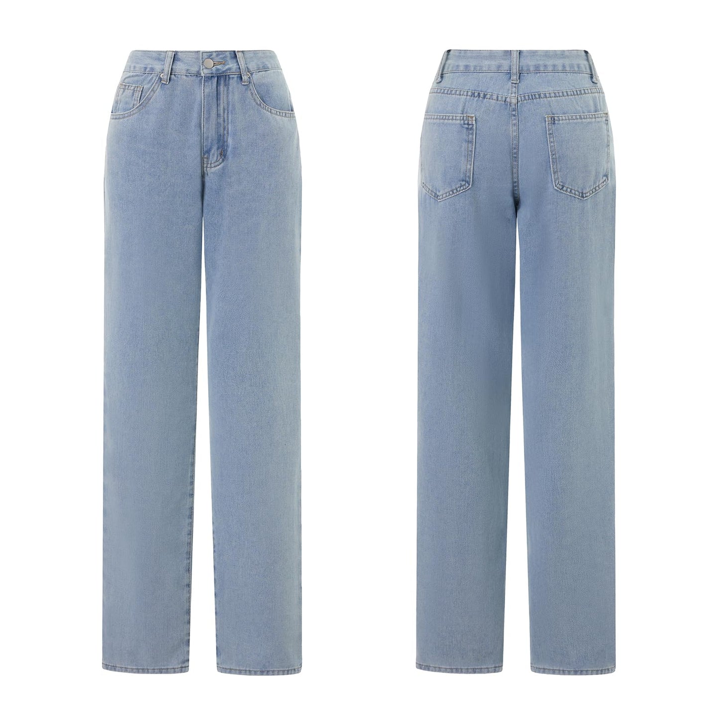 Women's Flare Bell Bottom Jeans Y2K Vintage Low Rise