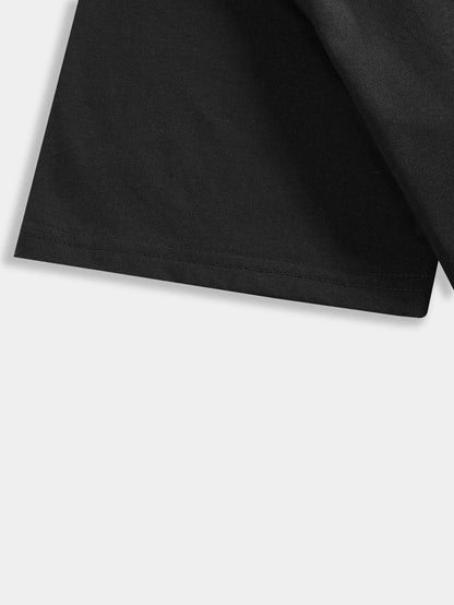 SOLY HUX Men's Letter Print Graphic T Shirt Short Sleeve Round Neck Summer Tee Tops