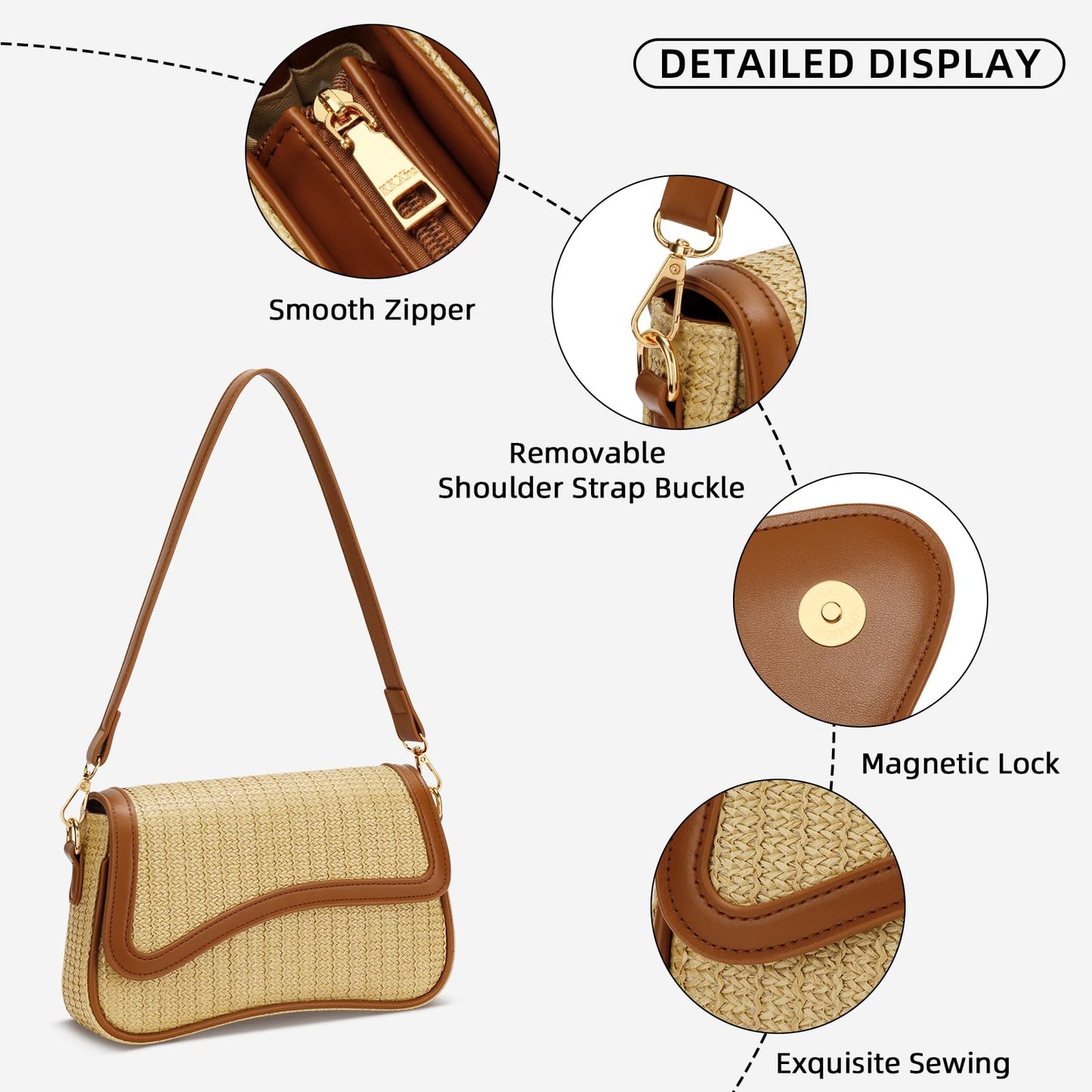 Shoulder Bag for Women Small Clutch Purses