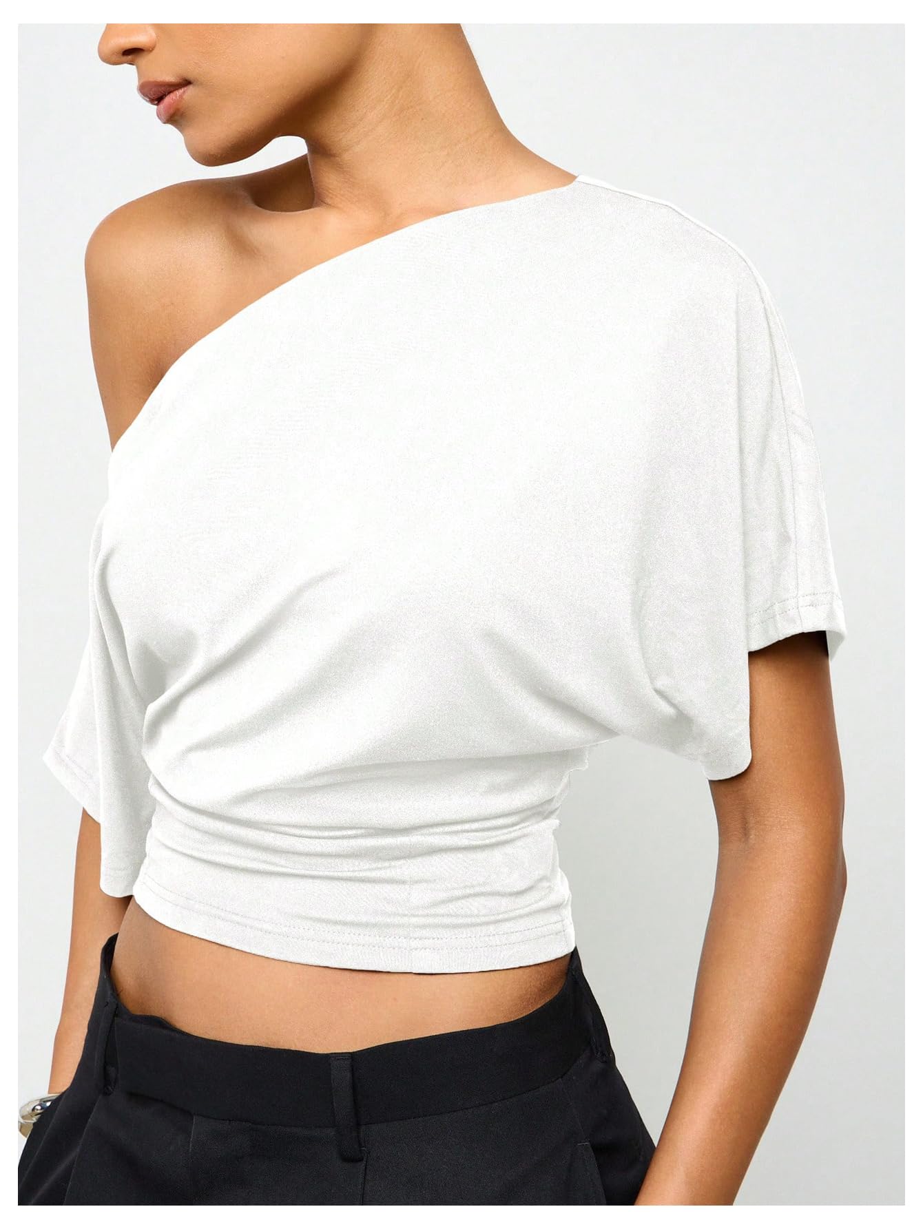 Women's Off The Shoulder Crop Top