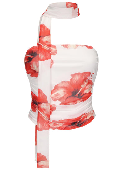 Women's Leopard Print Tube Top Cheetah Print