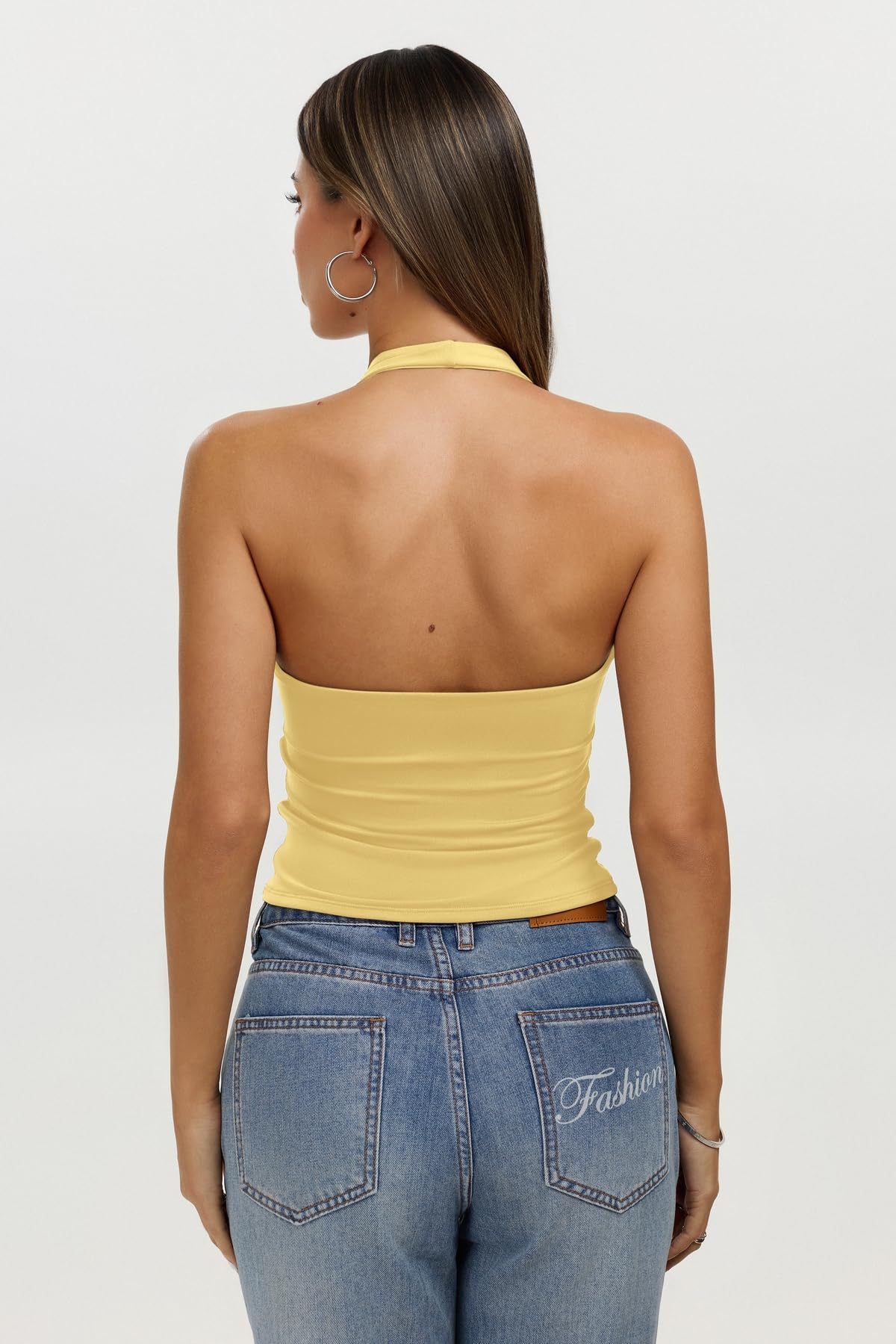 Womens Halter Tank Tops Sexy Backless tops