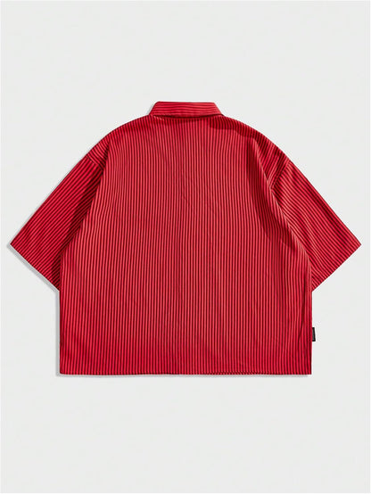 Men's Striped Button Down top