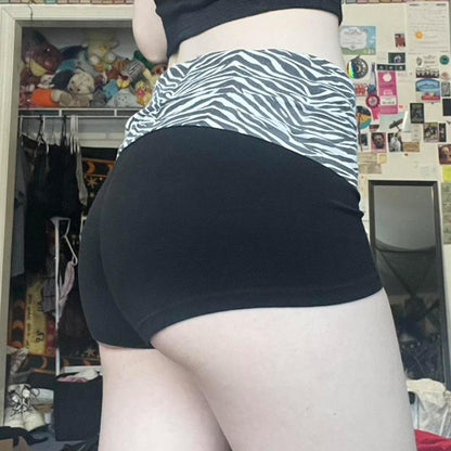 Women's Mini Fold Over Shorts