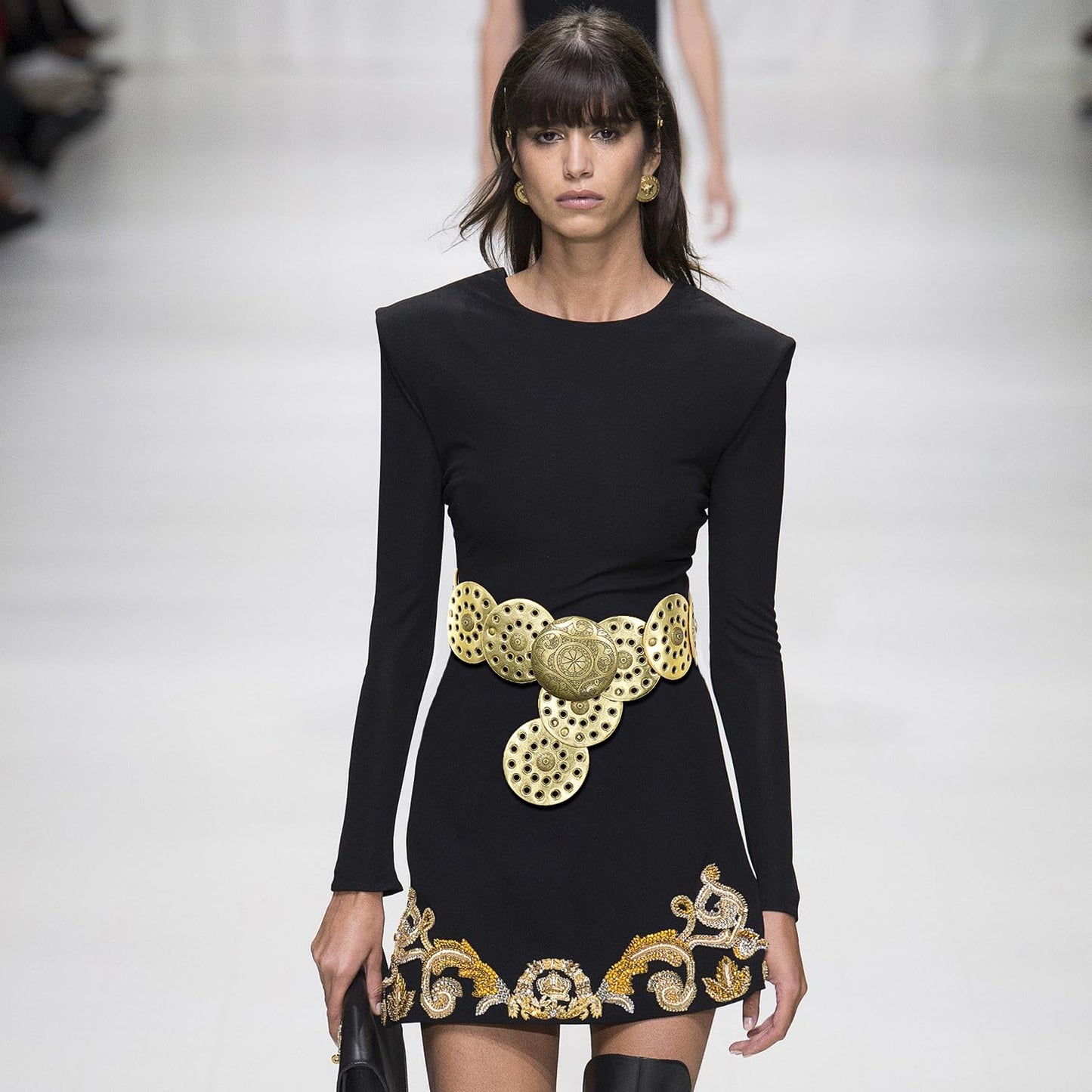 Wide Disc Vintage Chunky Waist Belt