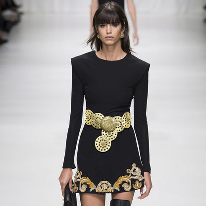 Wide Disc Vintage Chunky Waist Belt