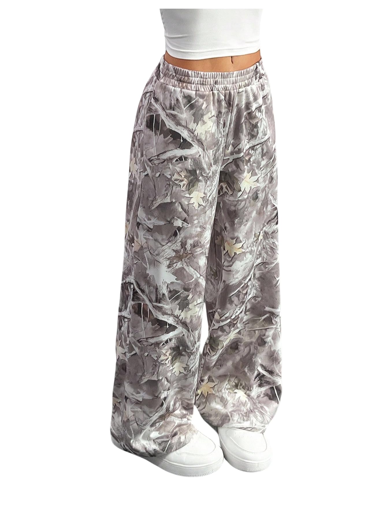 Women's Camo Baggy Cargo Sweatpants