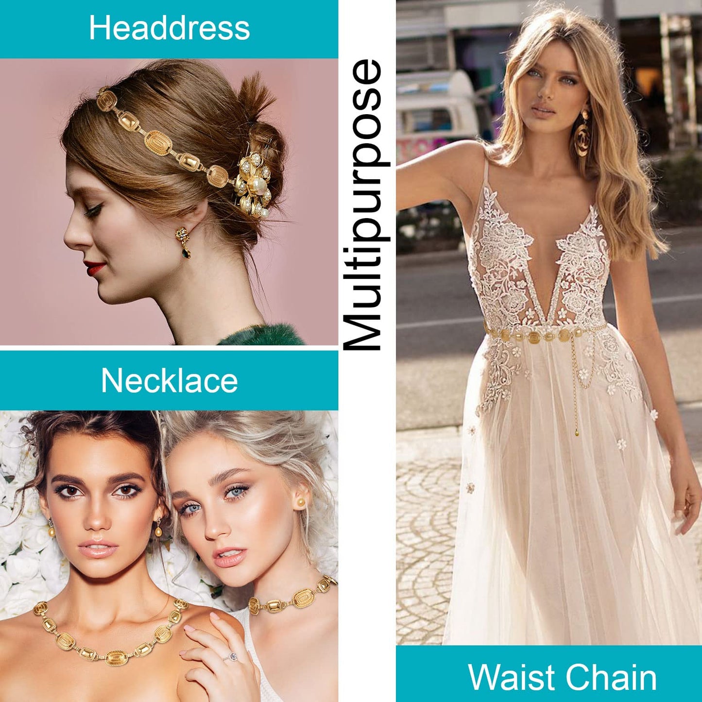 Metal Waist Chain Link Belt