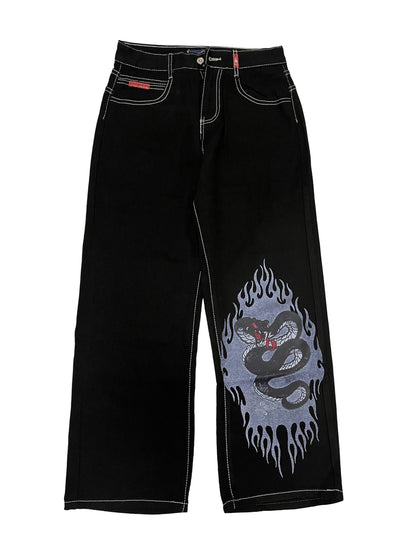 Y2K Baggy Jeans – Unisex Streetwear