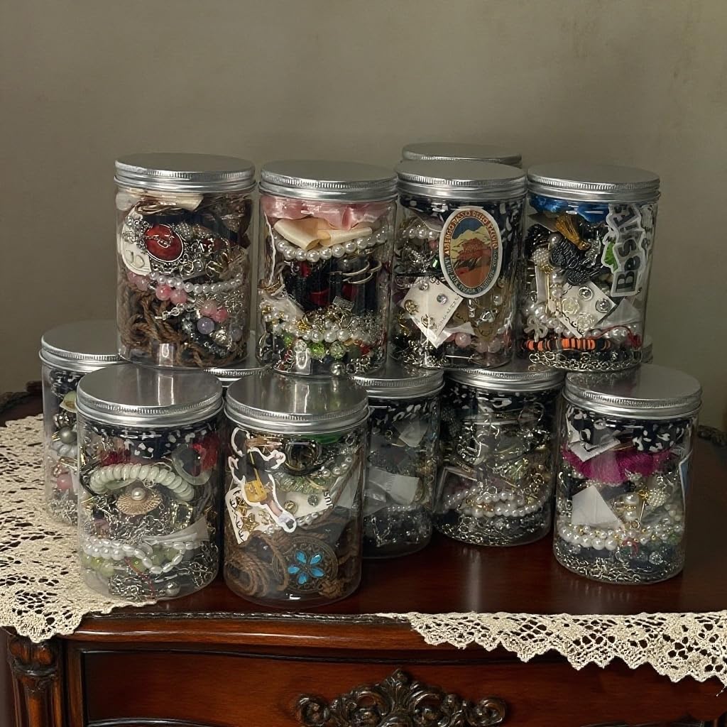 Mystery Jewelry Jar for Women, Gothic Witchy Jewelry Gift Set