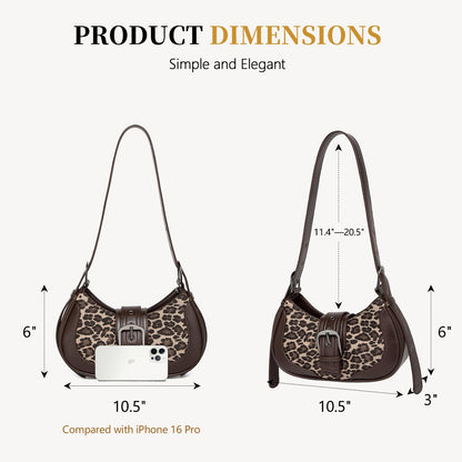 Y2k purse Shoulder Bag for Women Small Crescent Purses and Handbags
