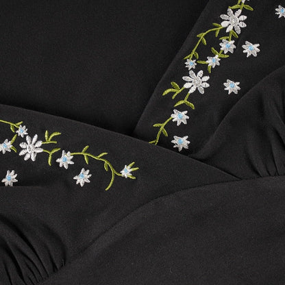 V Neck Floral Tops for Women