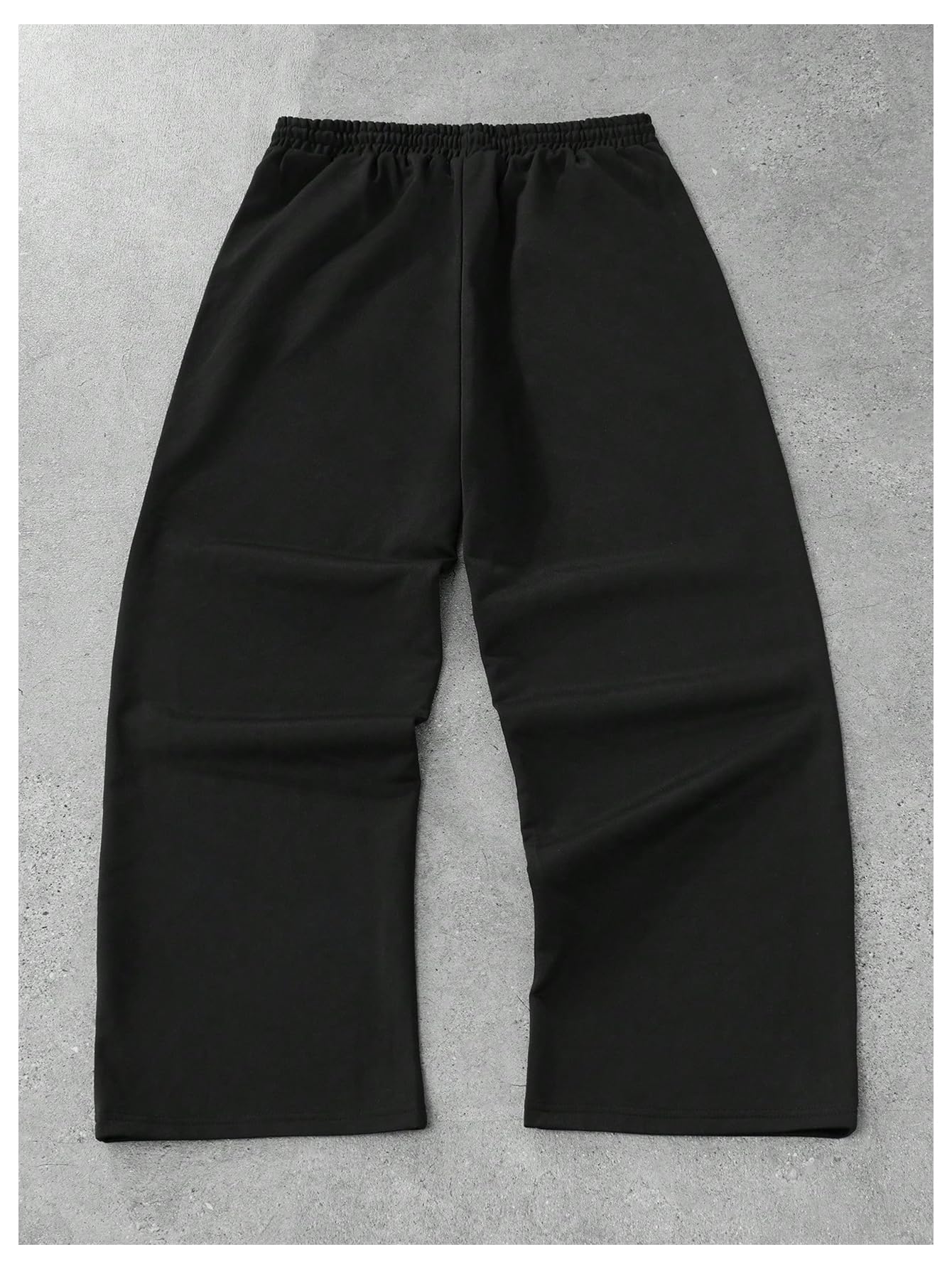 Men's Graphic Cross Print Flare Sweatpants Y2k Casual Pants