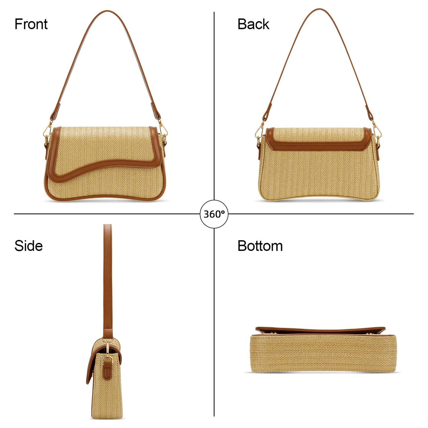 Shoulder Bag for Women Small Clutch Purses