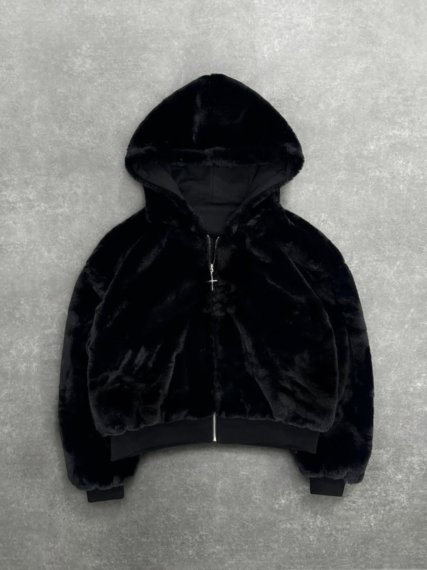 CUTEGAL Zip Up Hoodie Oversized Leopard Print Jacket Reversible Streetwear Fall Grunge Hoodies Streetwear