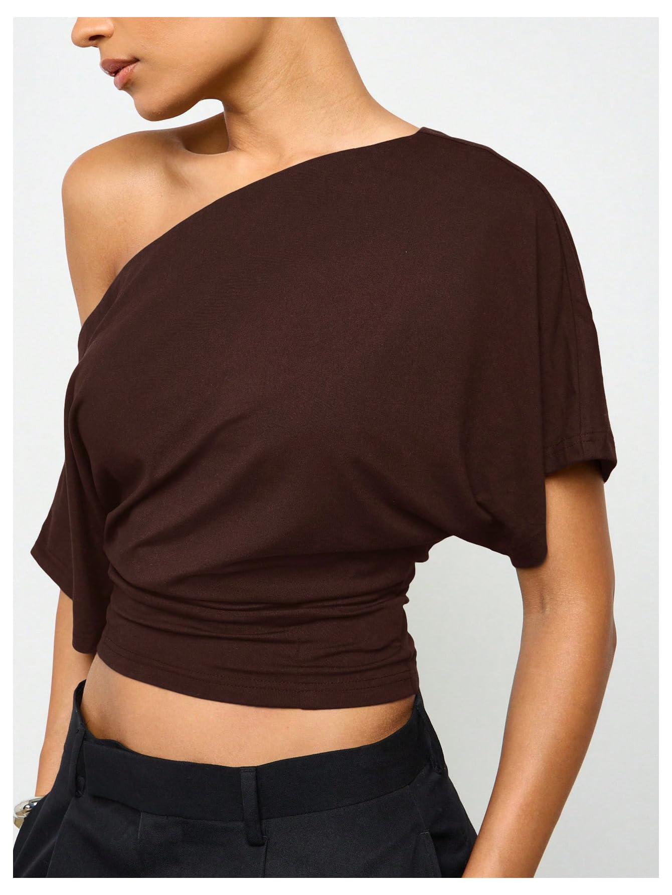 Women's Off The Shoulder Crop Top