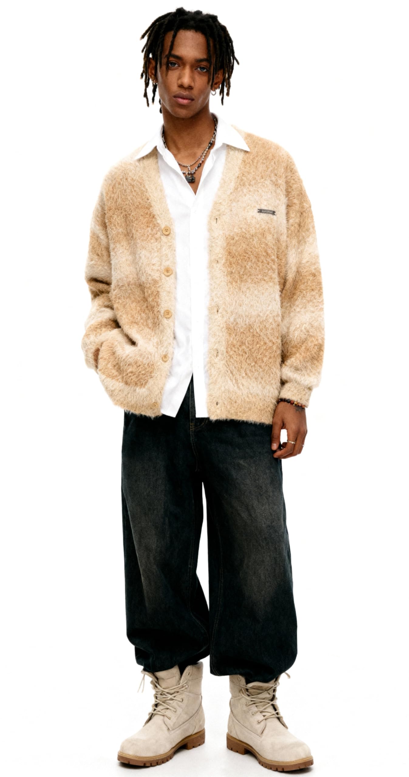 Women's Y2K V Neck Button Down Cardigan Sweater