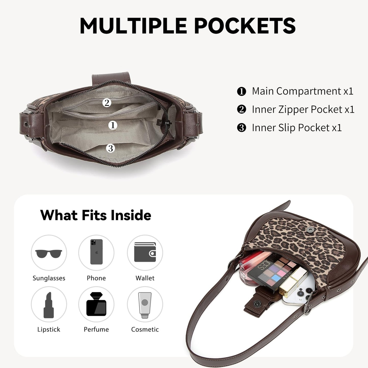 Y2k purse Shoulder Bag for Women Small Crescent Purses and Handbags