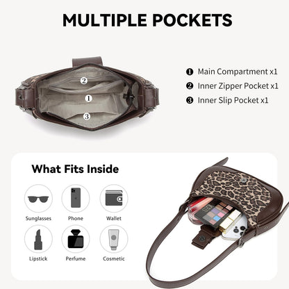 Y2k purse Shoulder Bag for Women Small Crescent Purses and Handbags