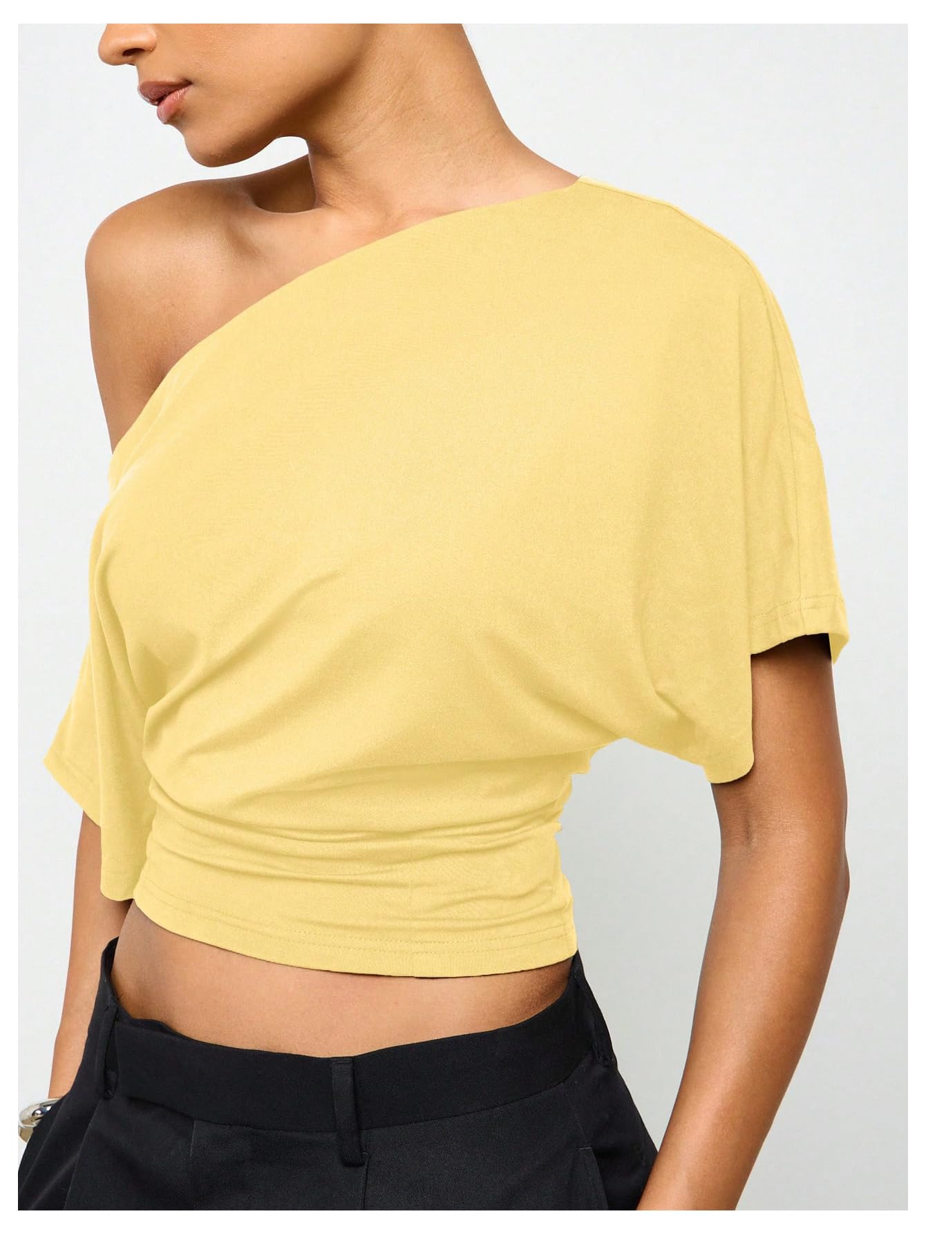 Women's Off The Shoulder Crop Top