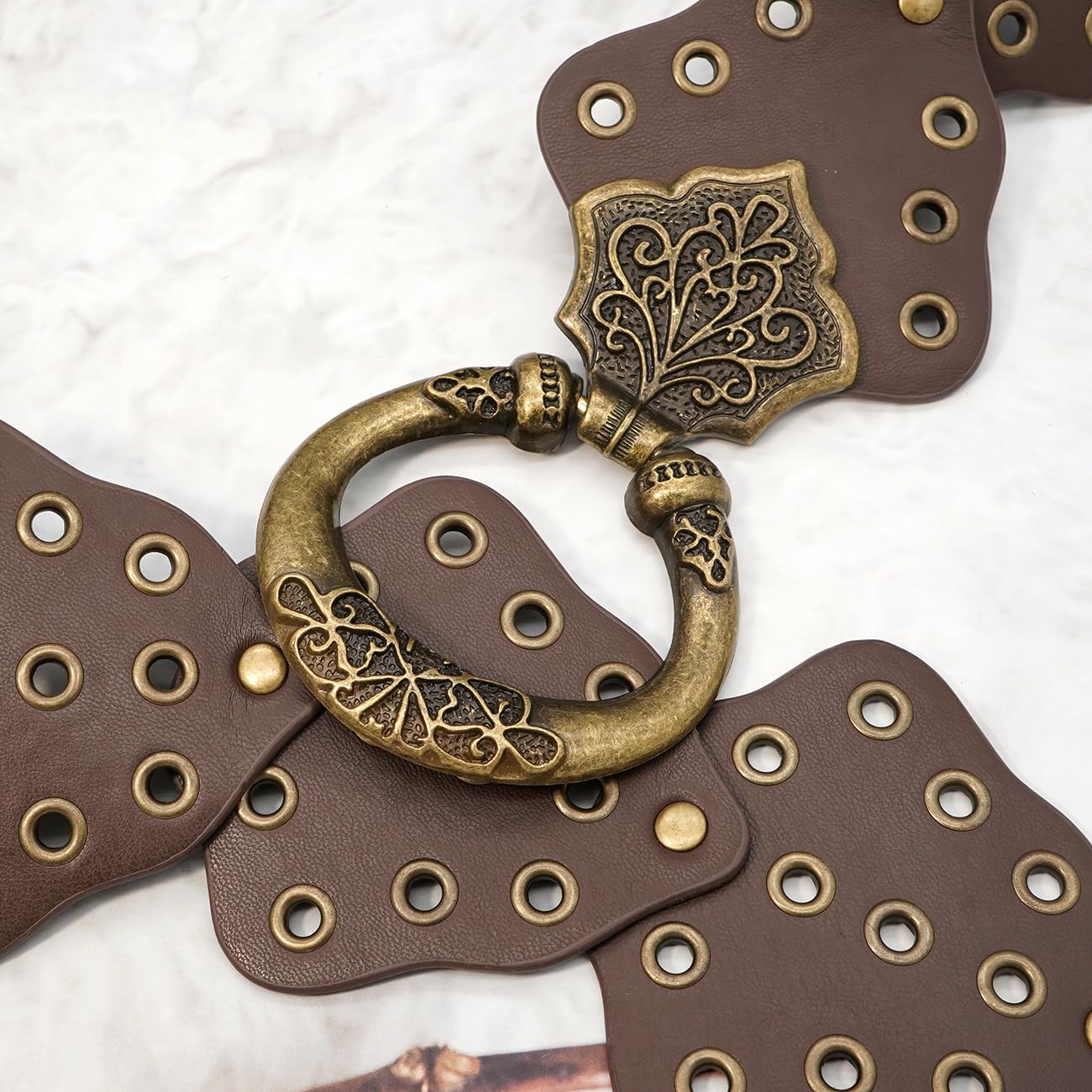 Wide Disc Vintage Chunky Waist Belt