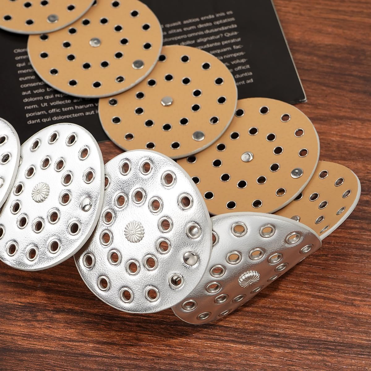 Wide Disc Vintage Chunky Waist Belt