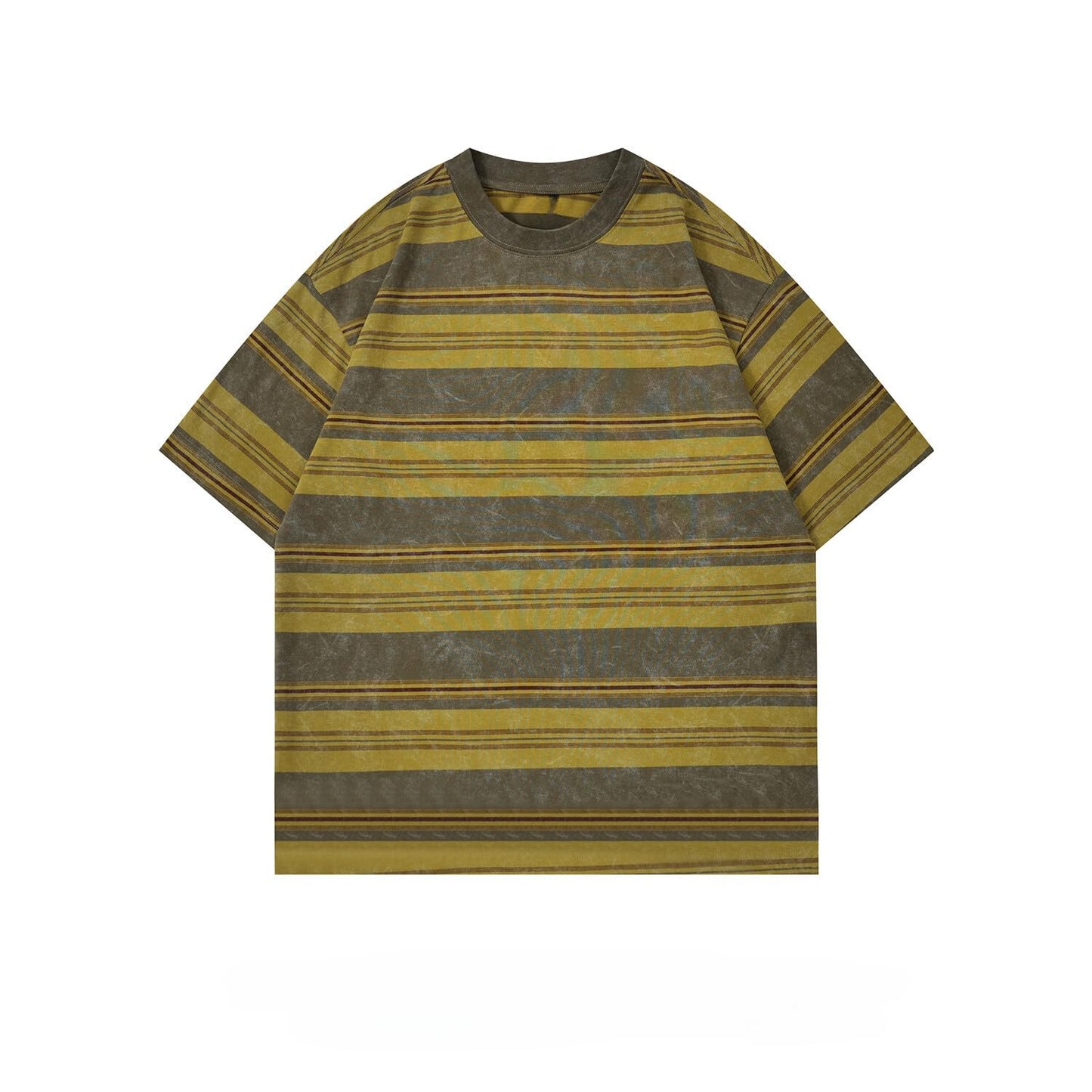 Men's Y2K Striped Baggy T-Shirt