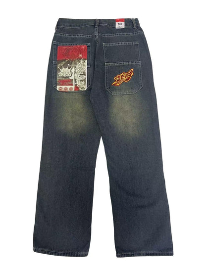 Y2K Baggy Jeans – Unisex Streetwear
