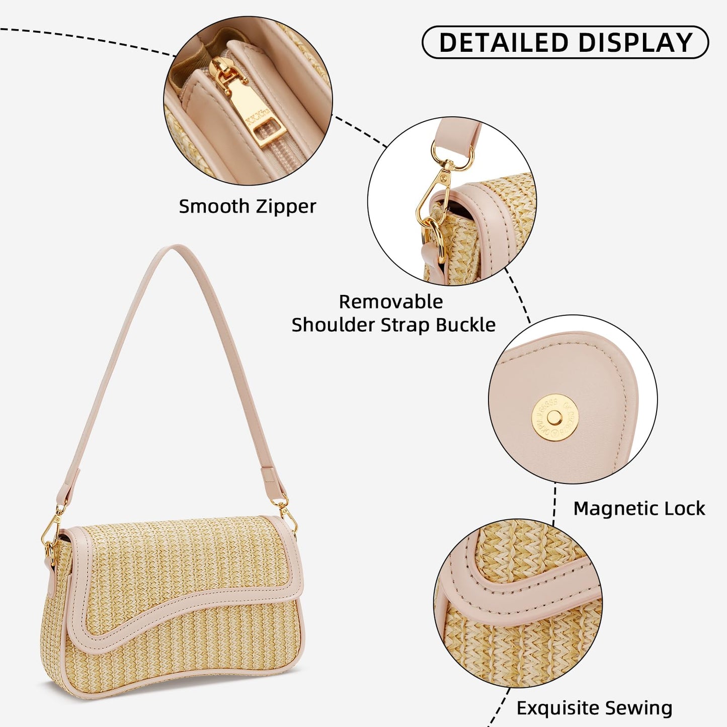 Shoulder Bag for Women Small Clutch Purses