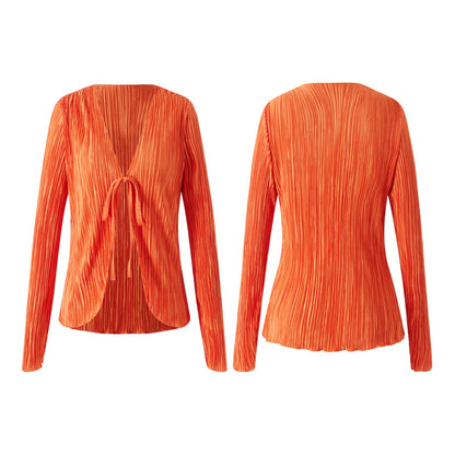 Women Bell Long Sleeve Cardigan