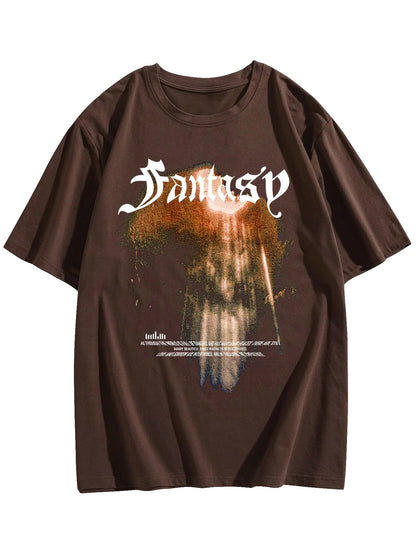 SOLY HUX Men's Letter Print Graphic T Shirt Short Sleeve Round Neck Summer Tee Tops