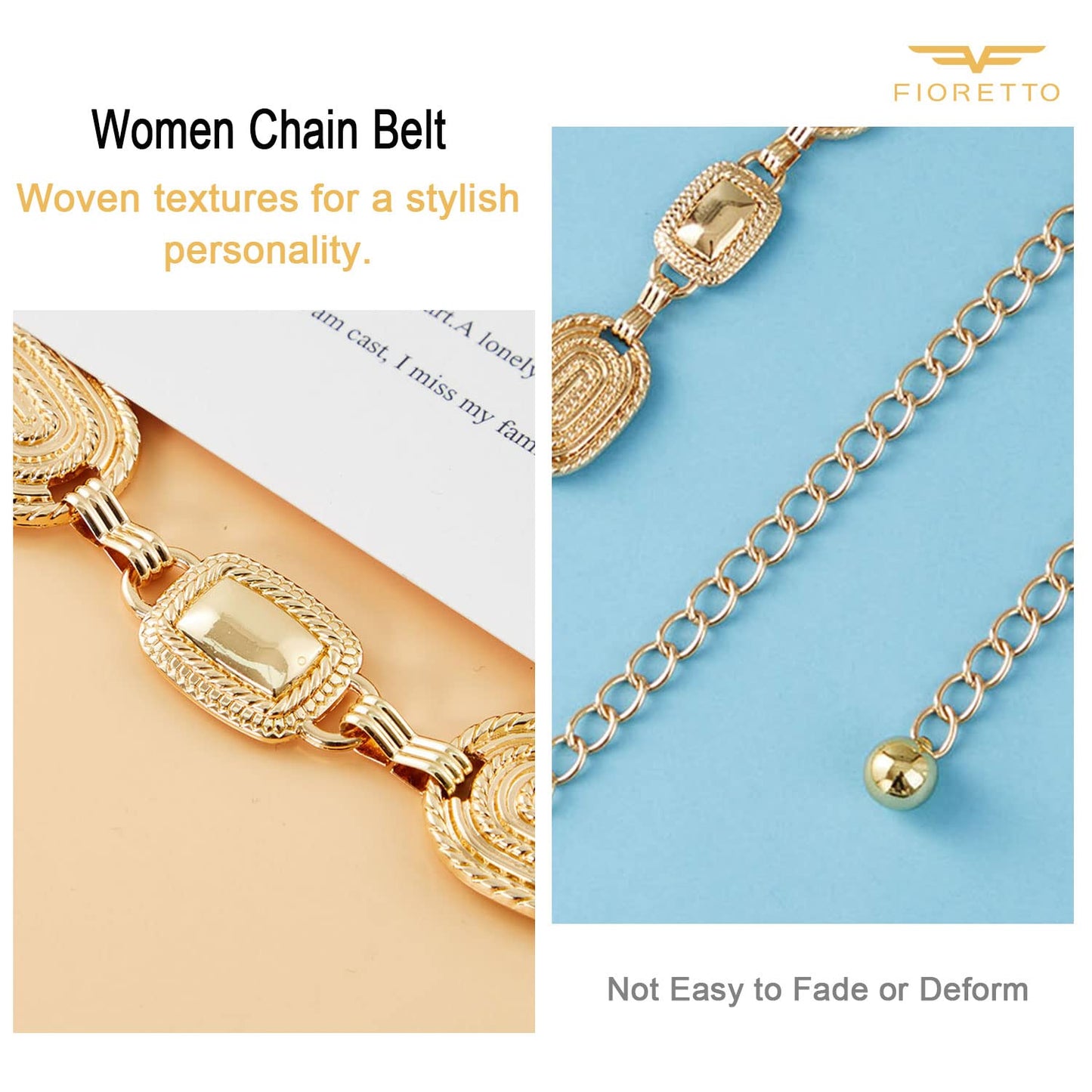 Metal Waist Chain Link Belt