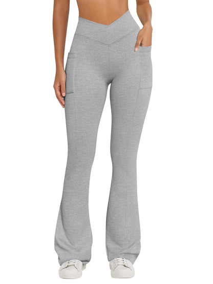 Women Pants Soft Active High Waist leggings with Pockets