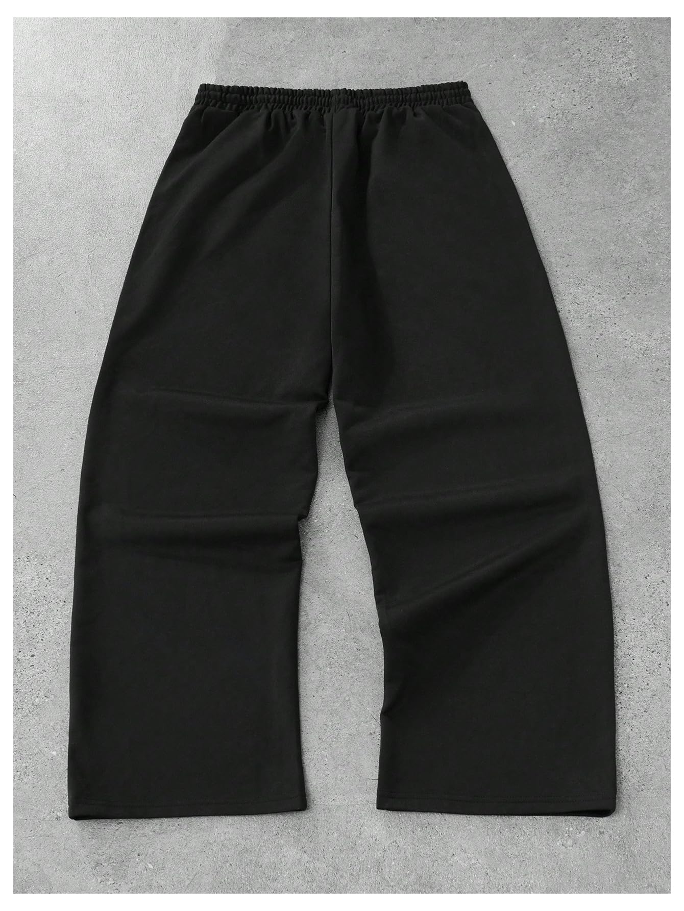 Men's Graphic Cross Print Flare Sweatpants Y2k Casual Pants