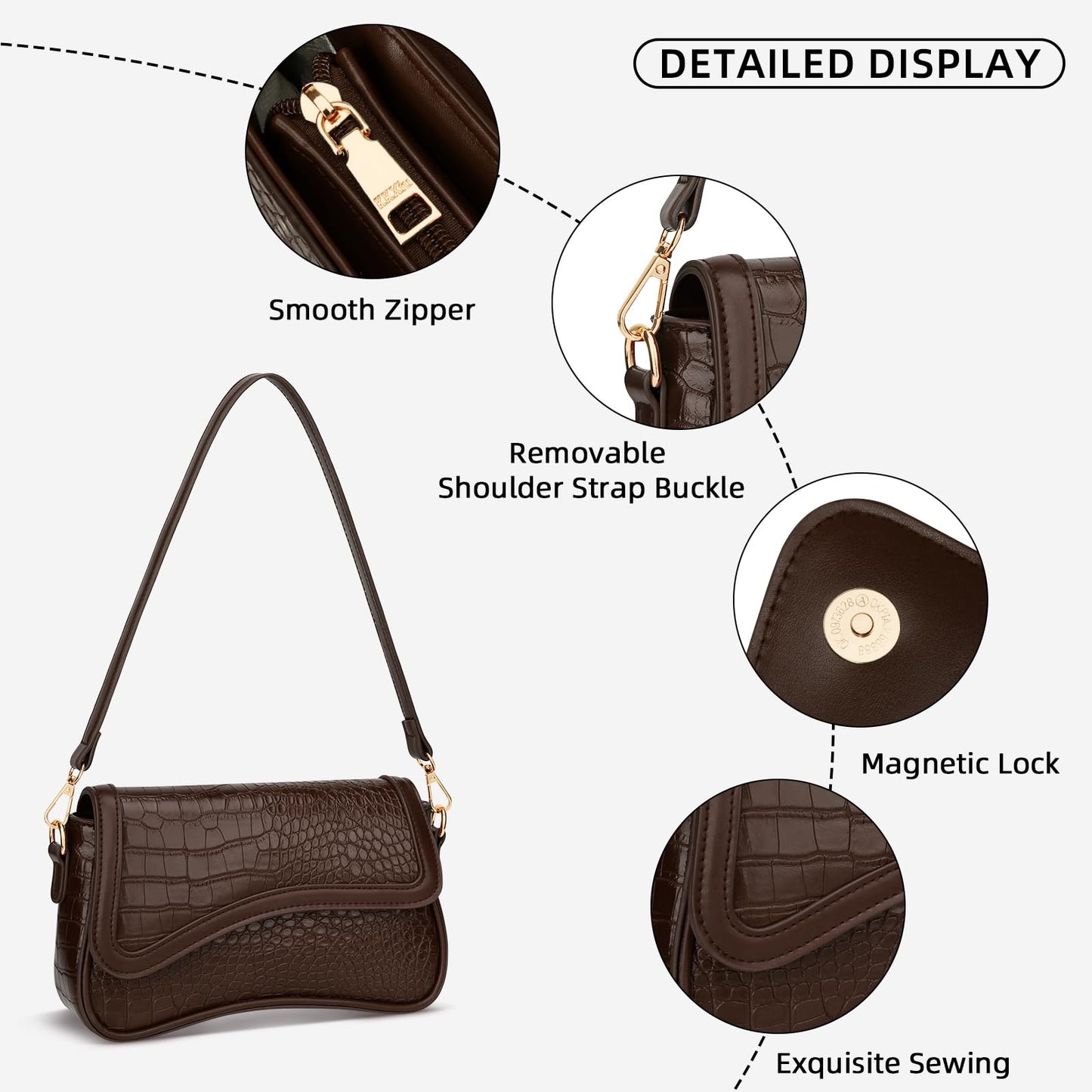 Shoulder Bag for Women Small Clutch Purses