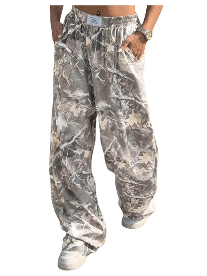 Women's Camo Baggy Cargo Sweatpants