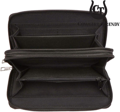 Punk Gothic Rock Metallic Skull Chain Purse