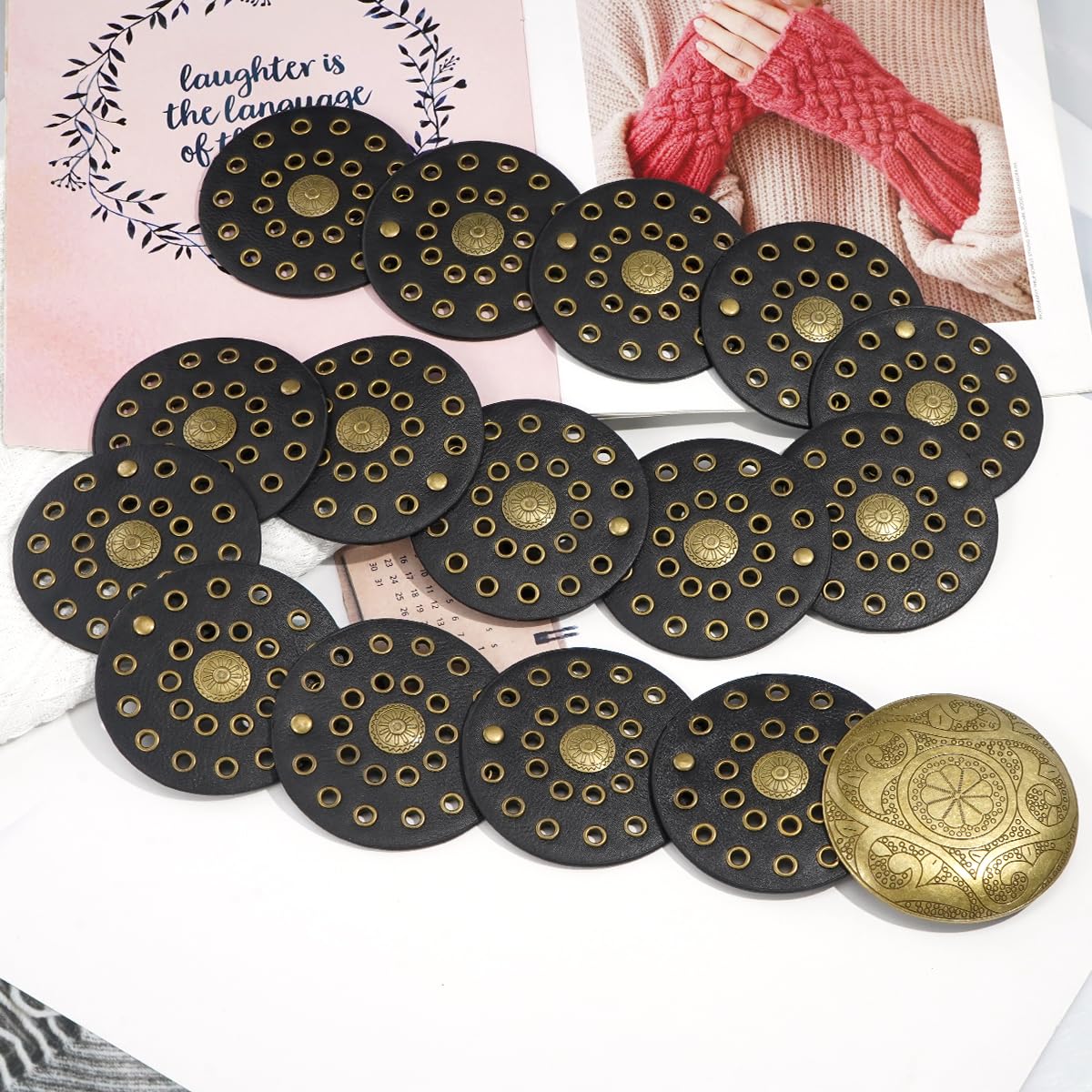 Wide Disc Vintage Chunky Waist Belt