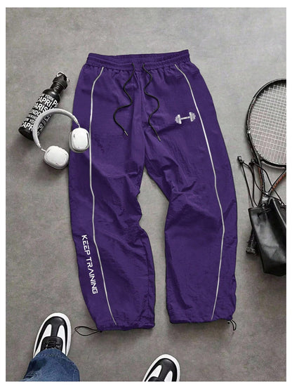 Men's Fitness Loose Fit Gym Running Sweatpants