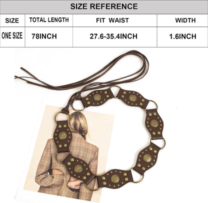 Women's Bohemian Style Rope Braid Waist Belt