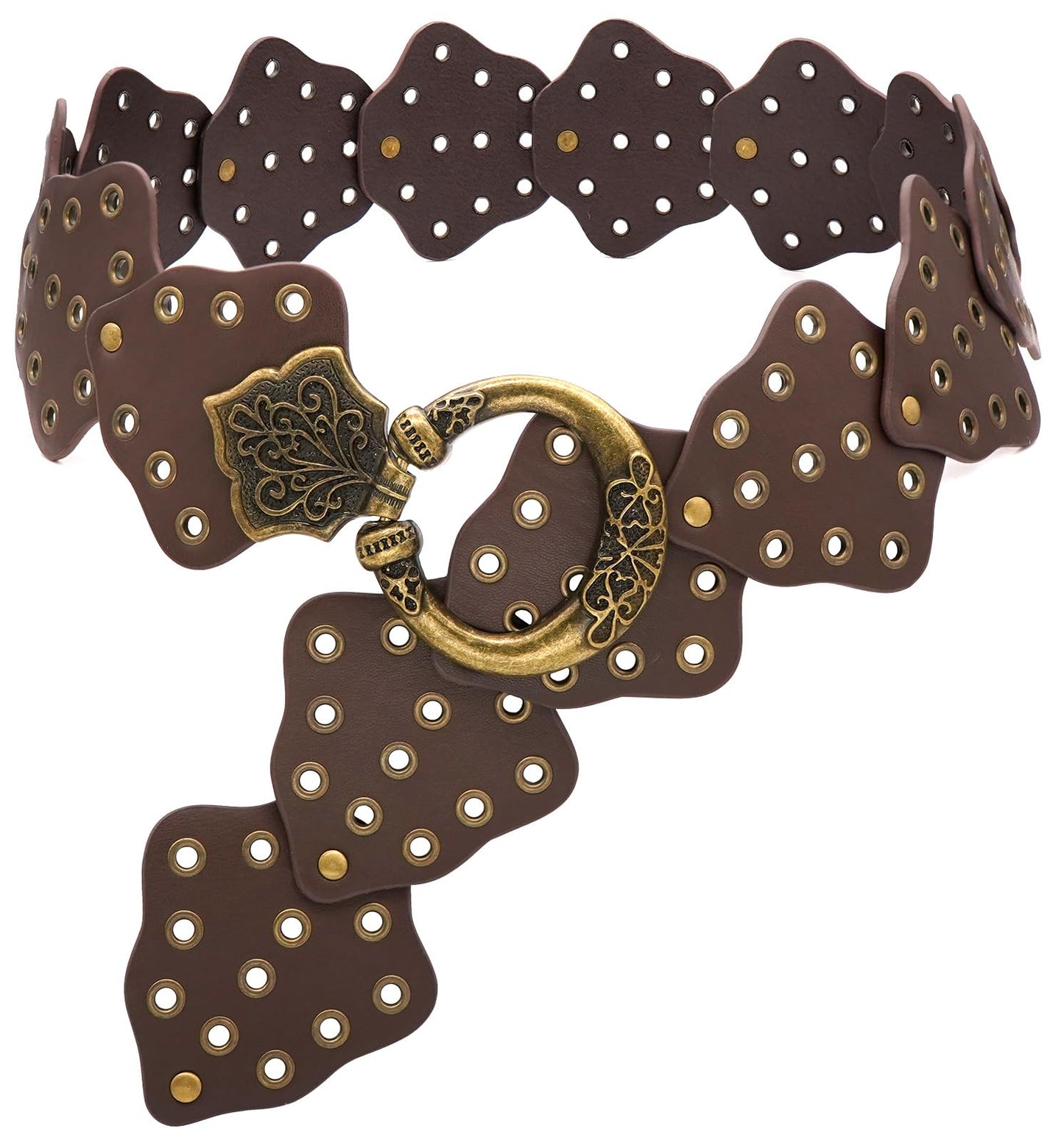 Wide Disc Vintage Chunky Waist Belt