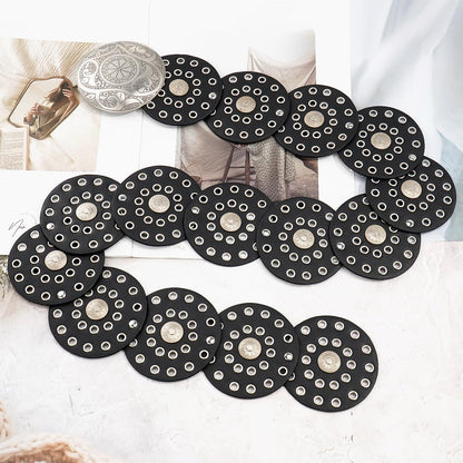 Wide Disc Vintage Chunky Waist Belt