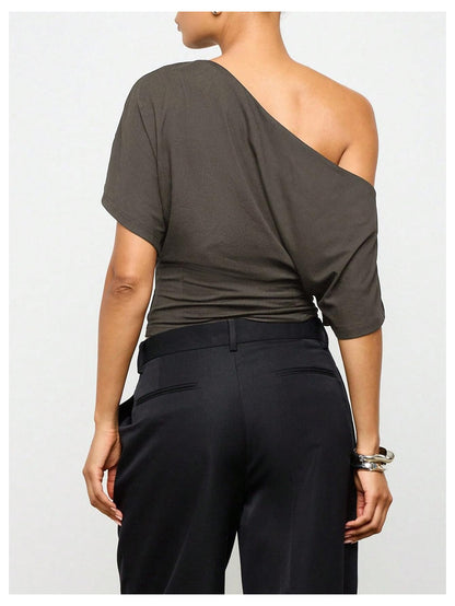 Women's Off The Shoulder Crop Top