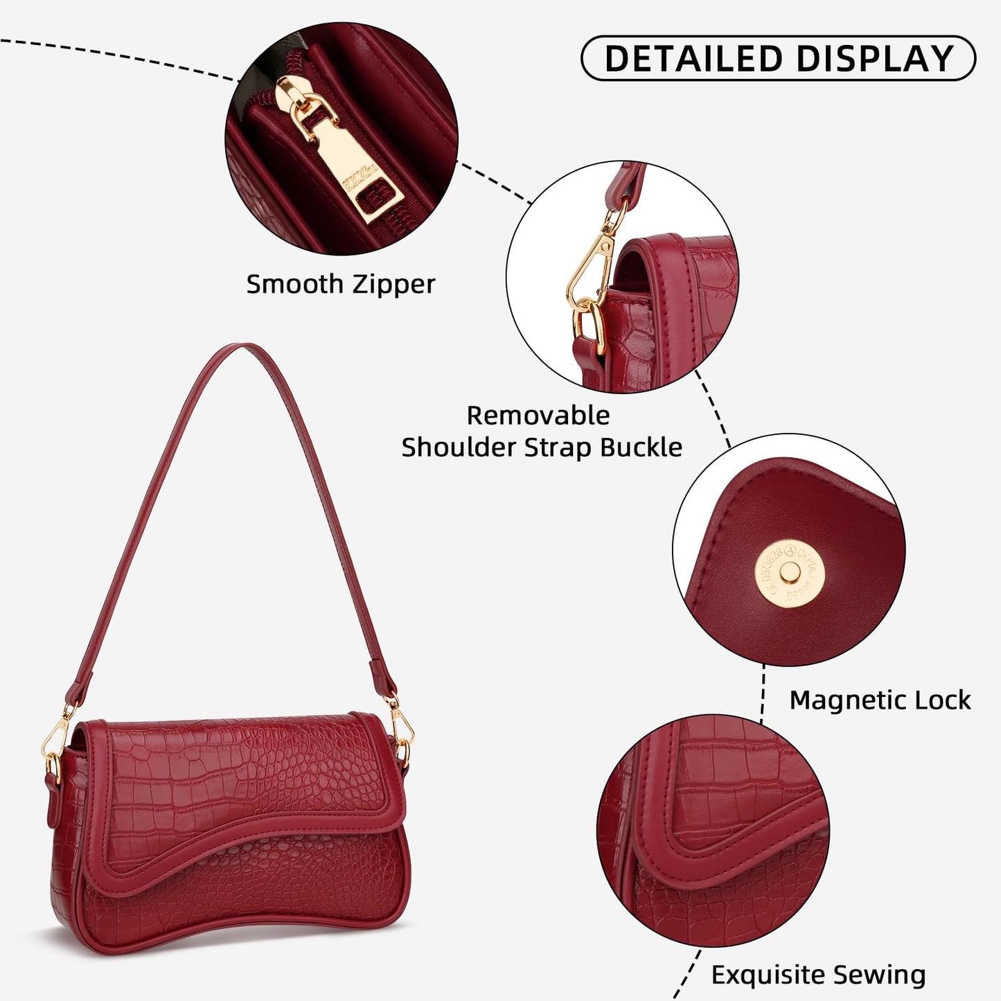 Shoulder Bag for Women Small Clutch Purses