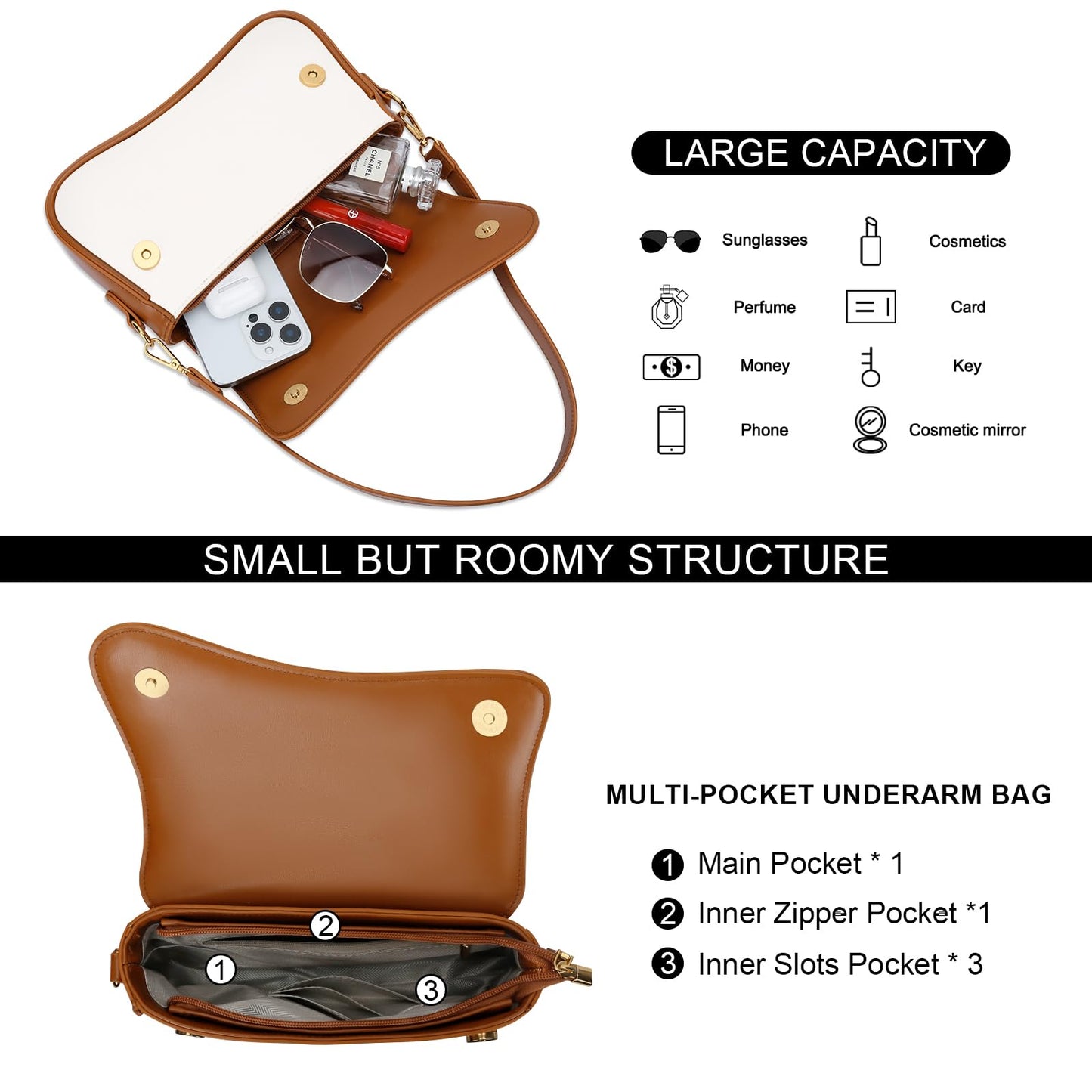 Shoulder Bag for Women Small Clutch Purses