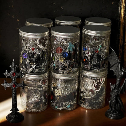 Mystery Jewelry Jar for Women, Gothic Witchy Jewelry Gift Set