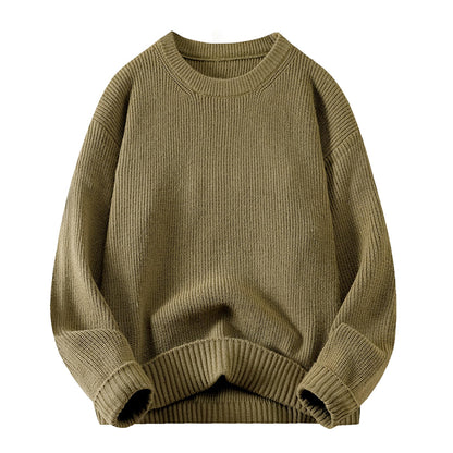 Mens Oversized Sweater Unisex Long Sleeve Cable Knit Sweaters