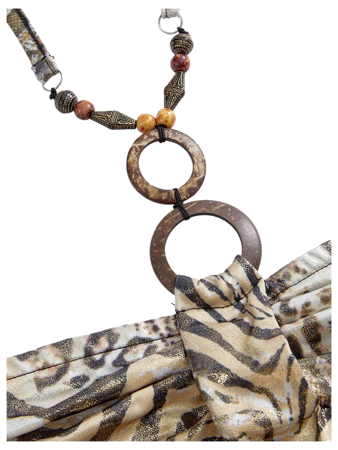 Women's Leopard Print Halter Top