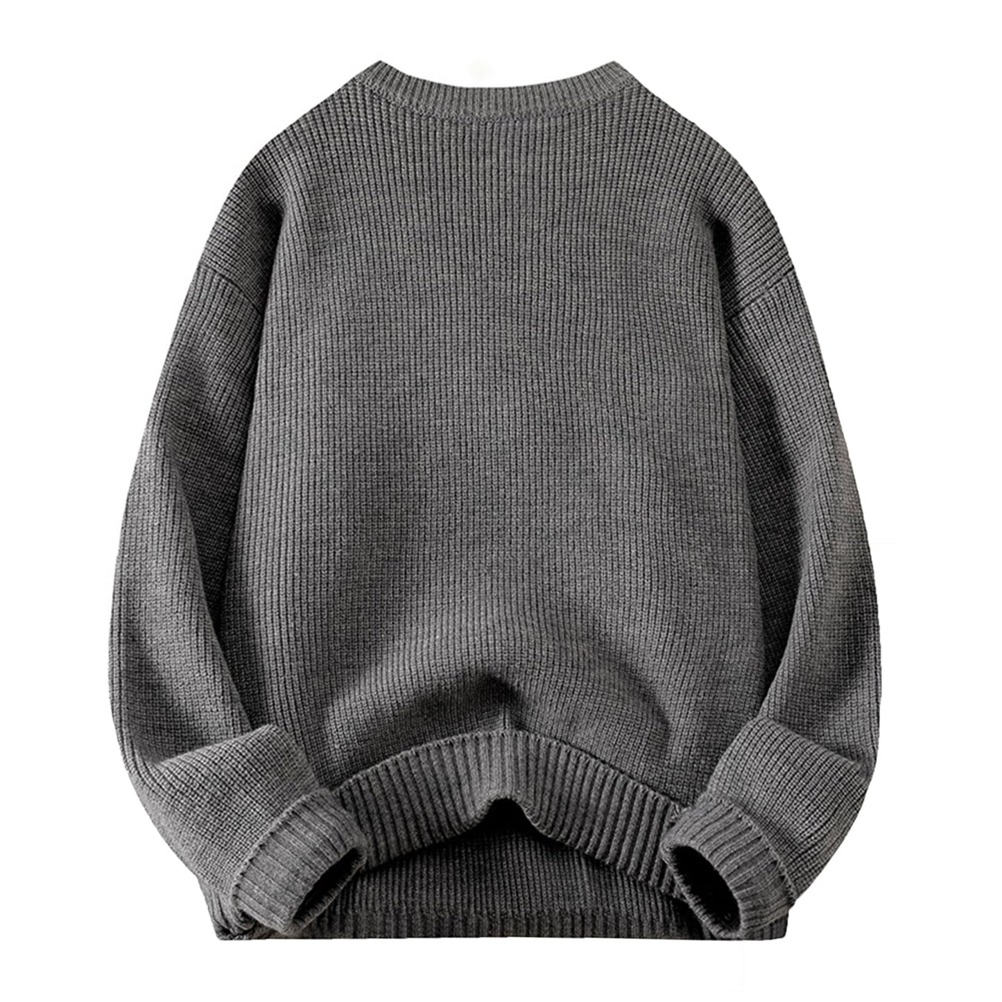 Mens Oversized Sweater Unisex Long Sleeve Cable Knit Sweaters